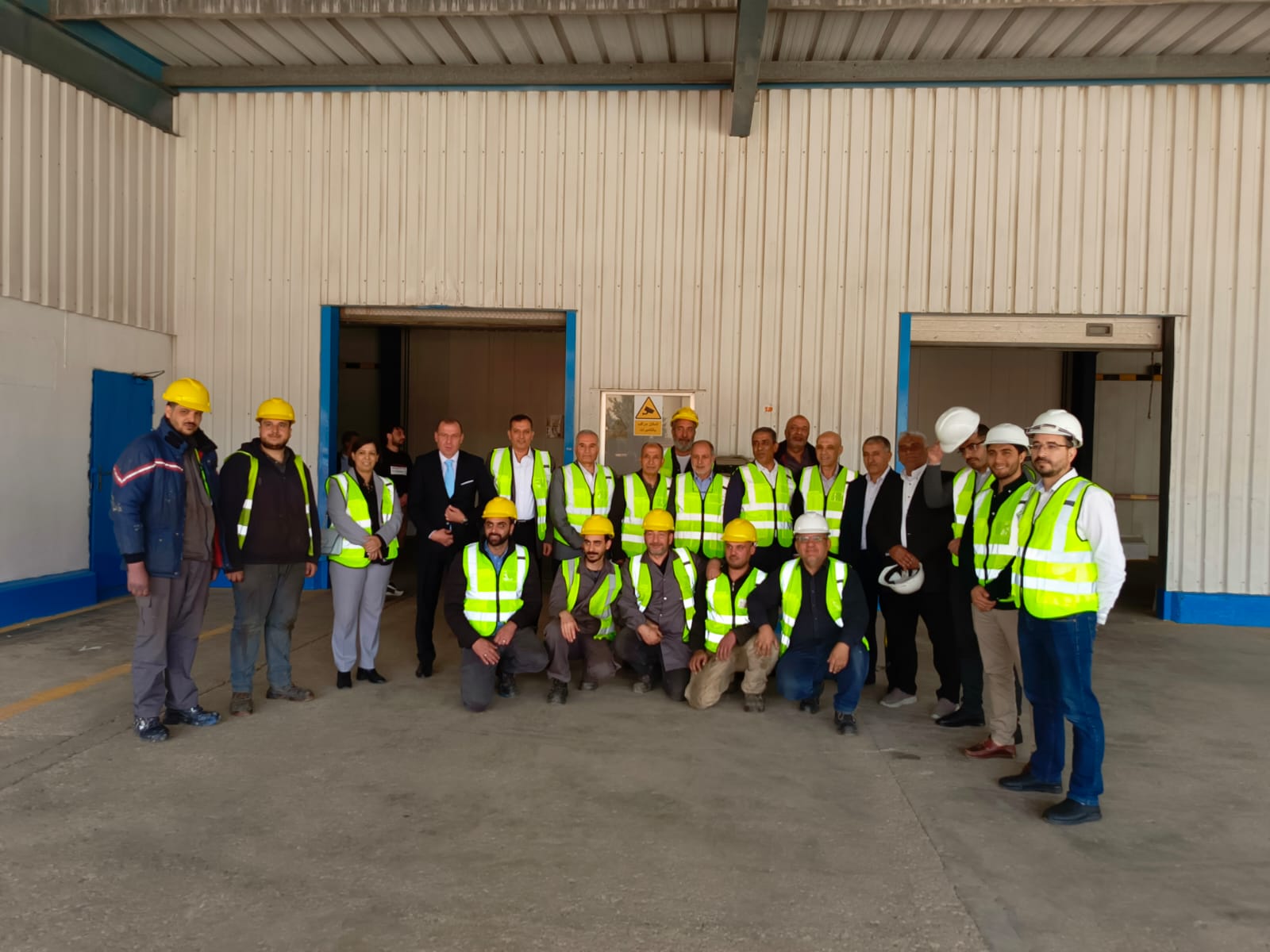 Inauguration of the refrigerated warehouse maintenance project in the Juwaida silos complex