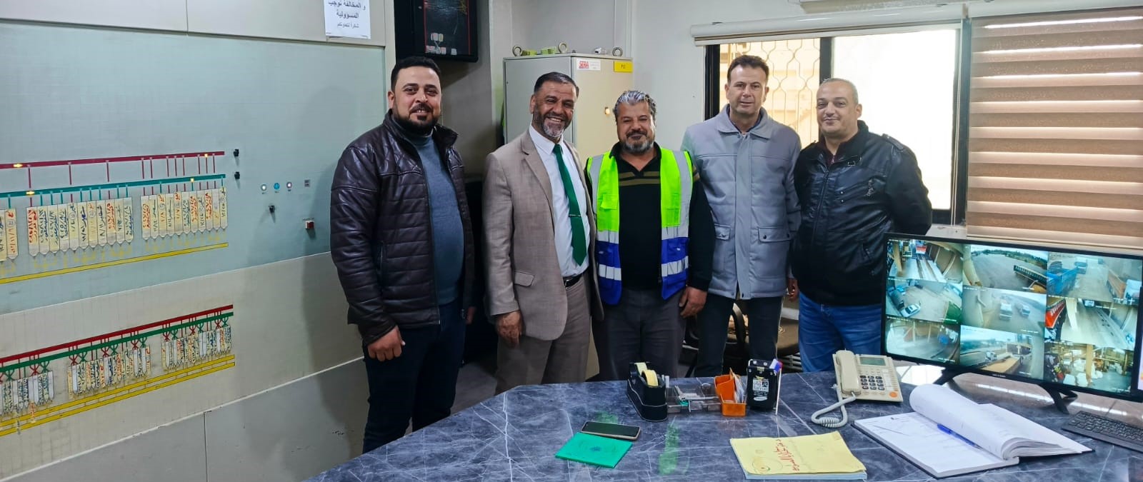 زيارة سعادة النائب باسم الروابدة لمجمع صوامع الشمال وجولة ميدانية للمستودعات الجافة والباردة في المجمع